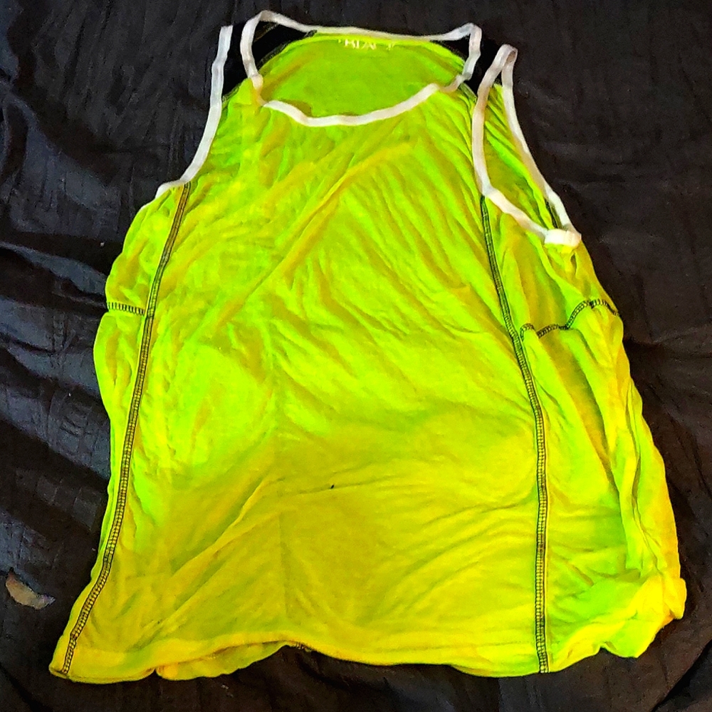*MENS* BUCKLE black and green thin tank top